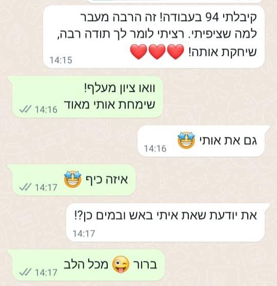 המלצה כותב סמינריון